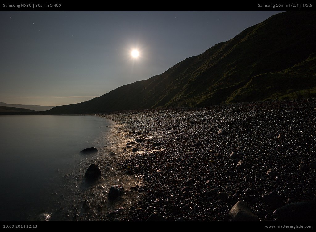 Isle of Skye at night